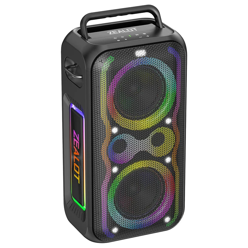 ZEALOT Portable Bluetooth Speaker With Bass Boost And IPX5 Waterproofing