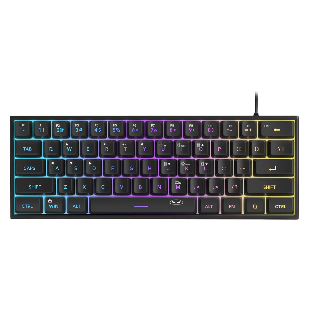 RGB Backlit Waterproof Mechanical Feel Wired Gaming Keyboard