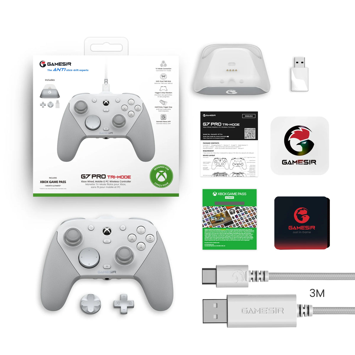 GameSir G7 Pro Wireless Controller With TMR Anti Drift Sticks