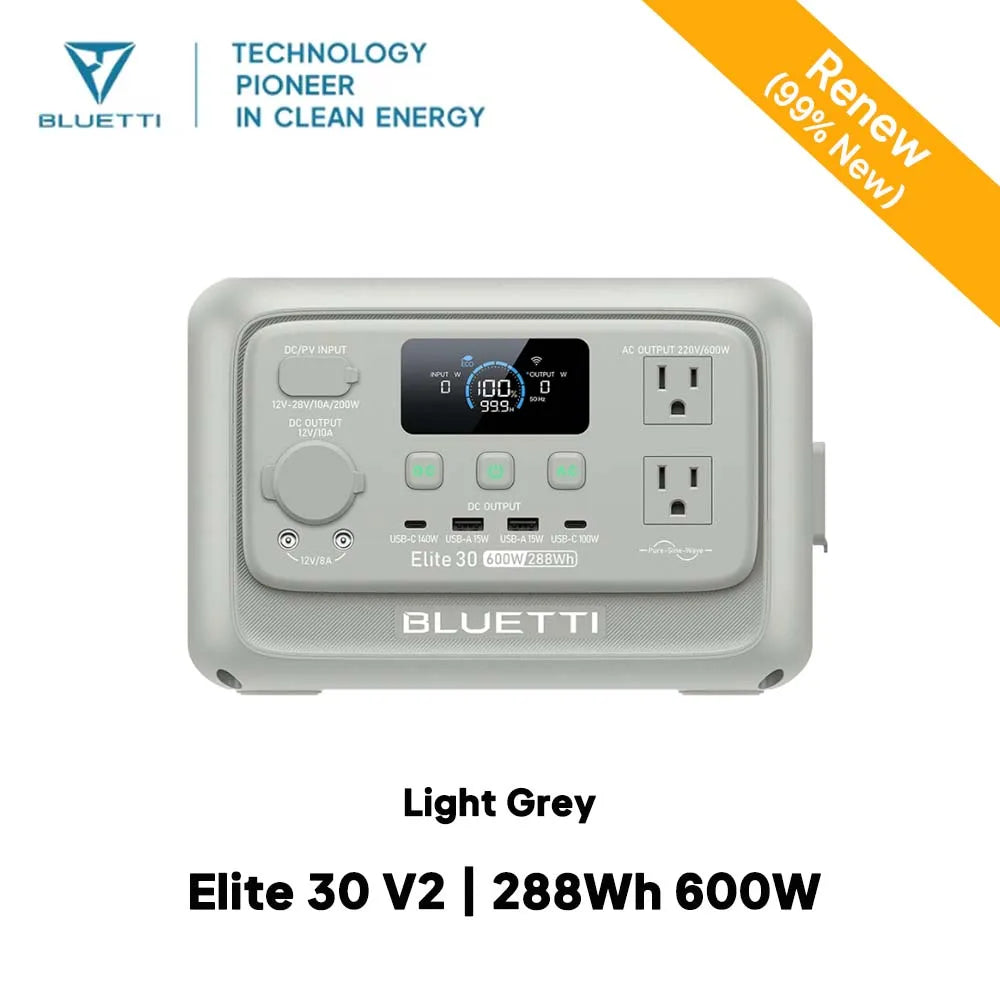 BLUETTI Elite V2 Portable Power Station for Camping and Home