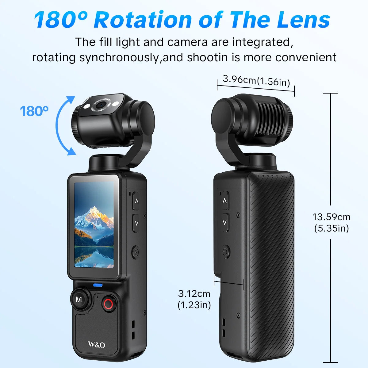 W&O Digital Camera With 2.5K Video And 16x Digital Zoom