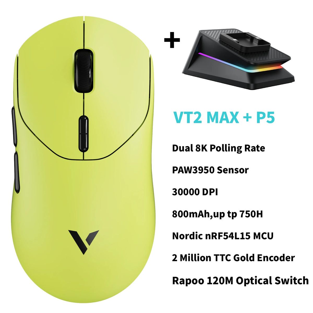 Rapoo Wireless Esports Gaming Mouse With True 8K Polling Rate