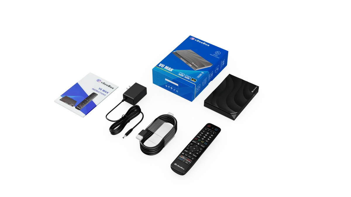 vSeeBox V6 Max Android Streaming Media Player With Voice Control