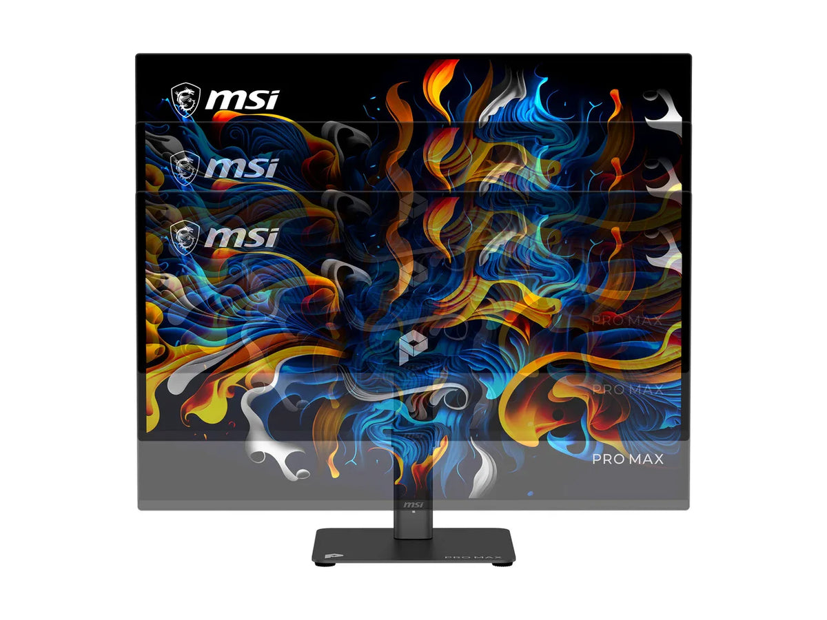 MSI PRO MAX 271QPX14G 27" QHD 1440P 144Hz OLED Monitor, FreeSync & G-Sync Compatible, 0.03ms, PIP/PBP, USB-C, Height Adj. Stand