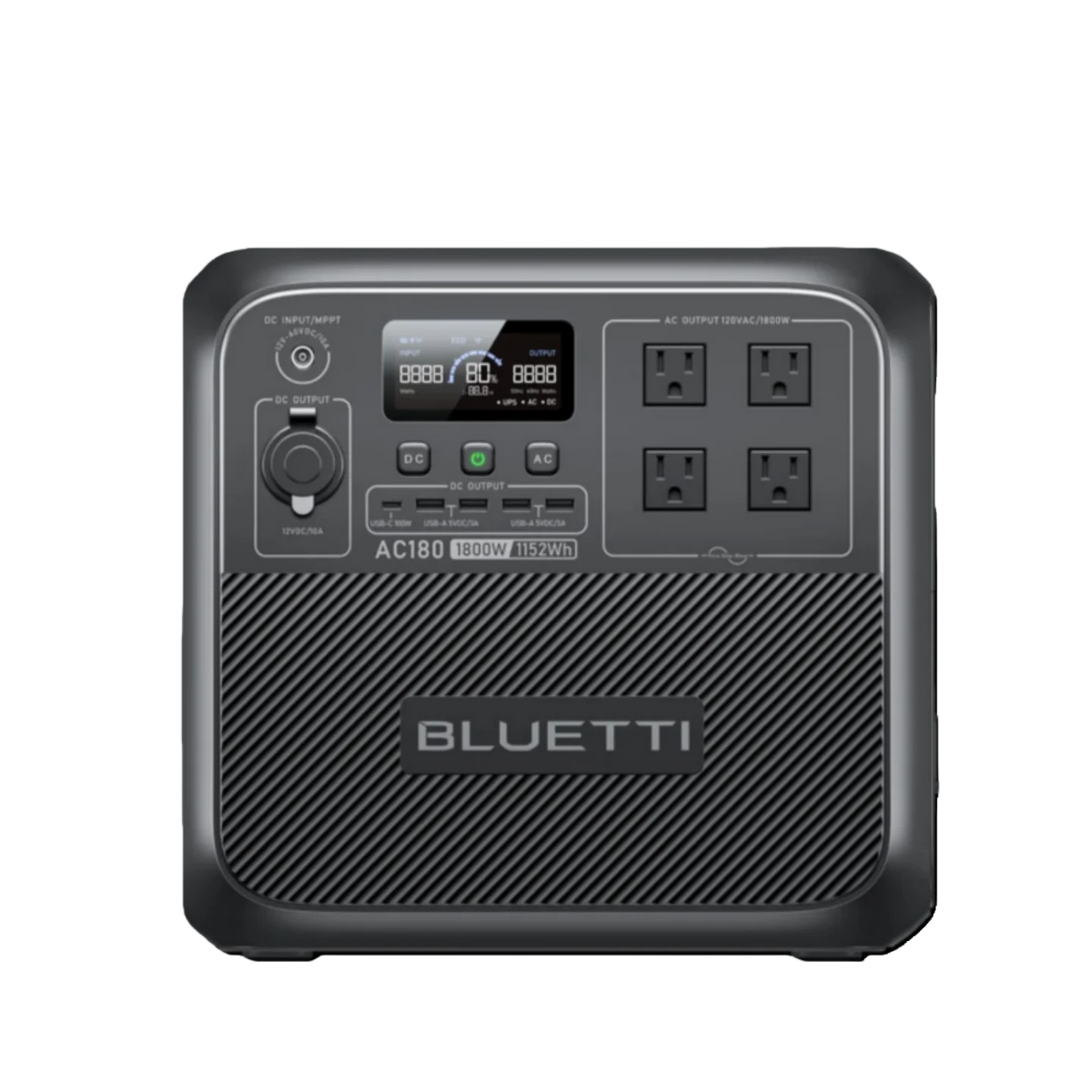 BLUETTI AC180 Portable Power Station With LiFePO4 Fast Charging