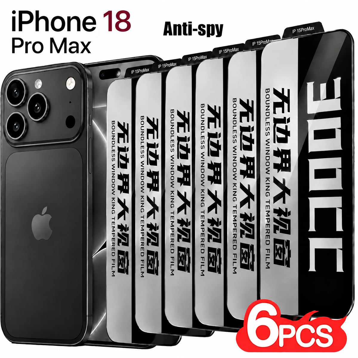 Borderless Tempered Glass Screen Protector for iPhone Models