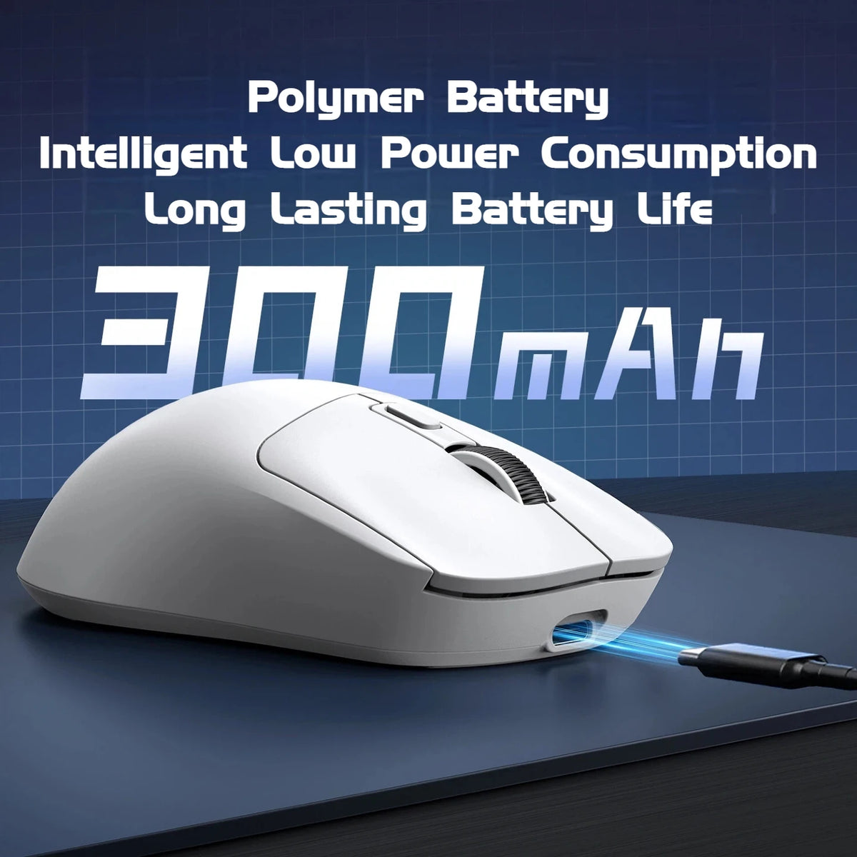 T-WOLF Tri-Mode Wireless Gaming Mouse 8000 DPI Rechargeable