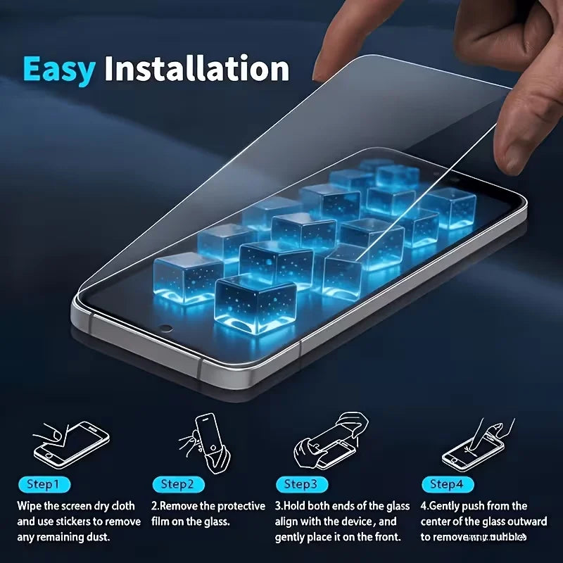 Borderless Tempered Glass Screen Protector for iPhone Models