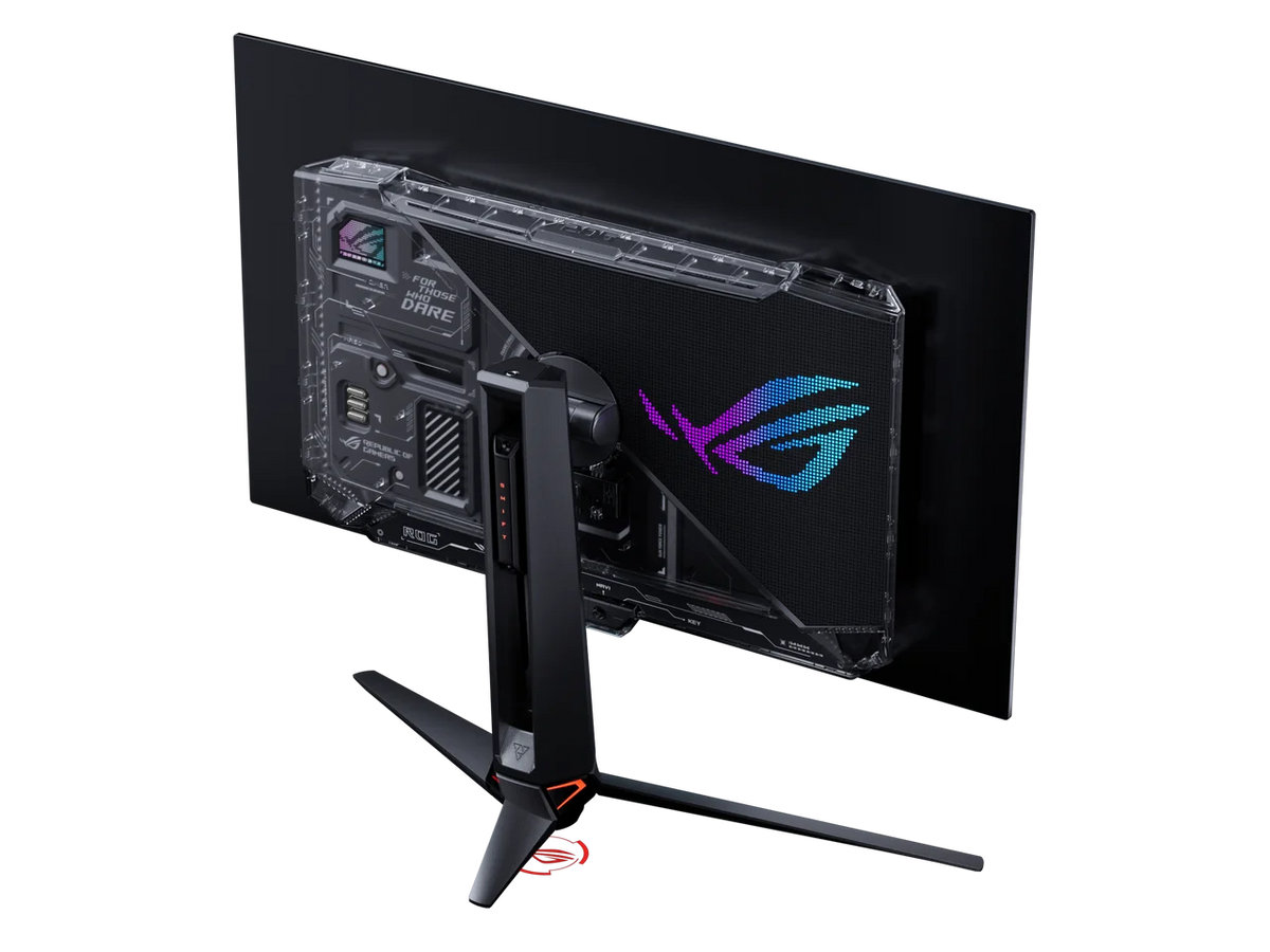 ASUS ROG 32" 4K 240Hz Tandem RGB OLED Gaming Monitor, Dual Mode 480Hz, TrueBlack Glossy, 0.03ms, G-Sync, DP2.1, PG32UCWM