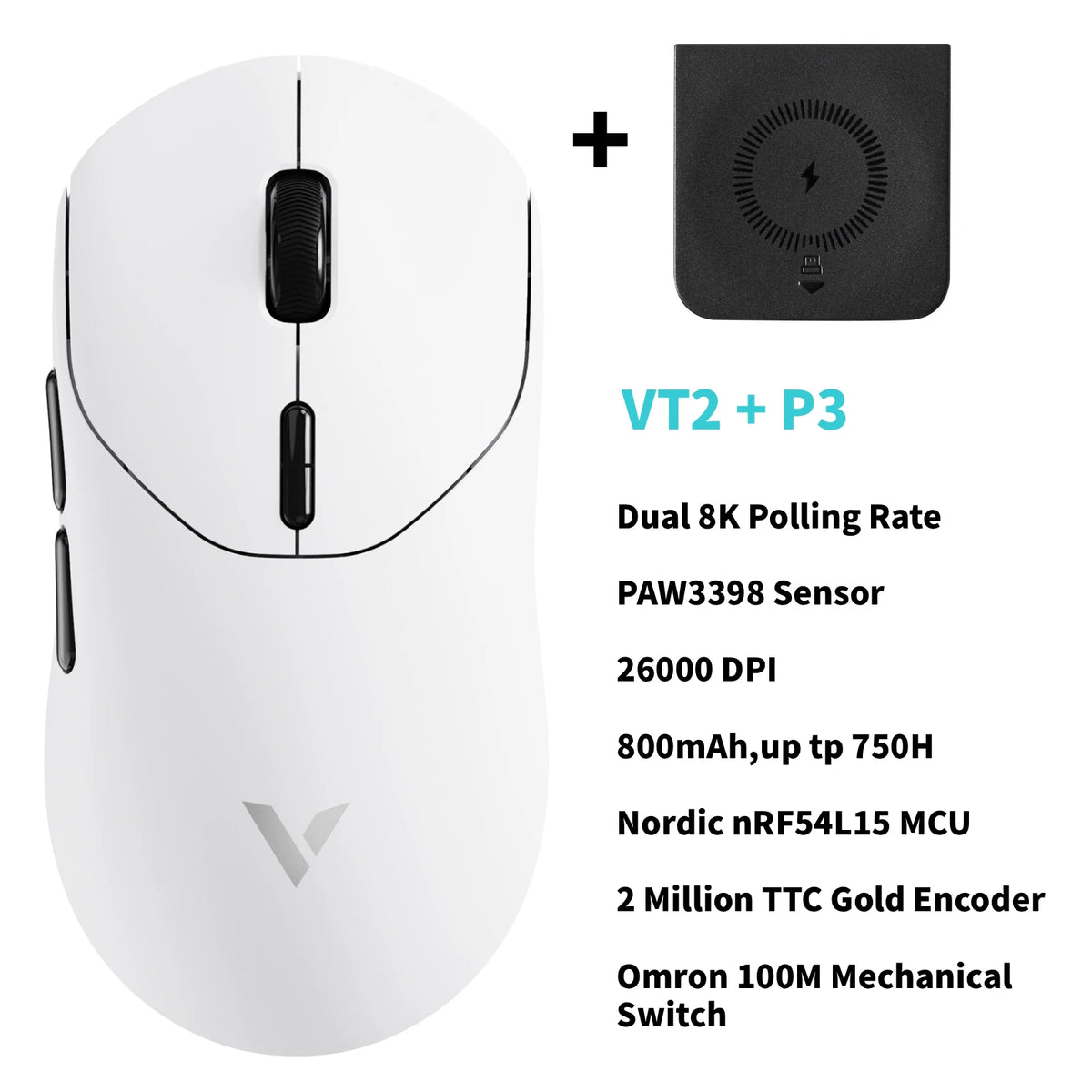 Rapoo Wireless Esports Gaming Mouse With True 8K Polling Rate