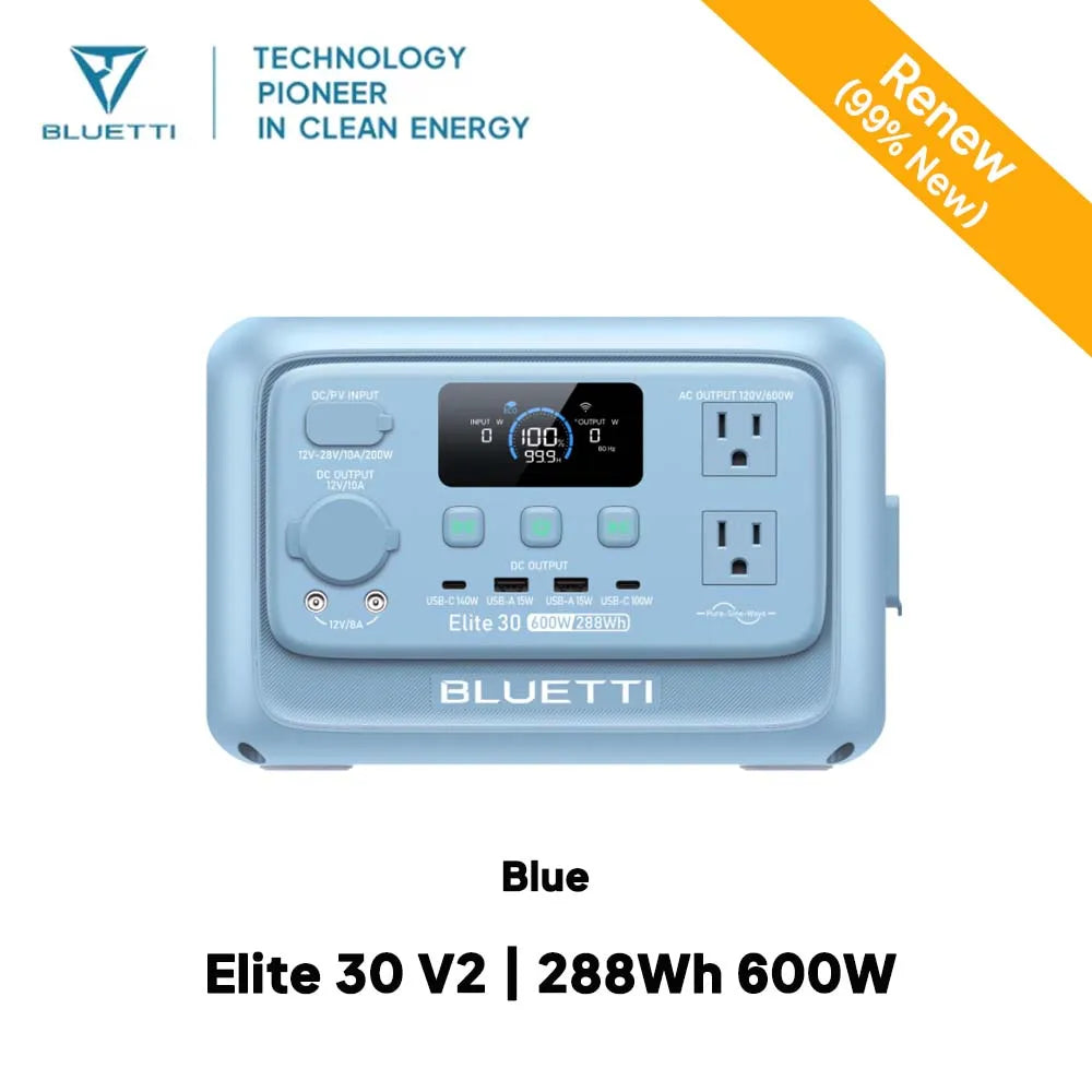 BLUETTI Elite V2 Portable Power Station for Camping and Home