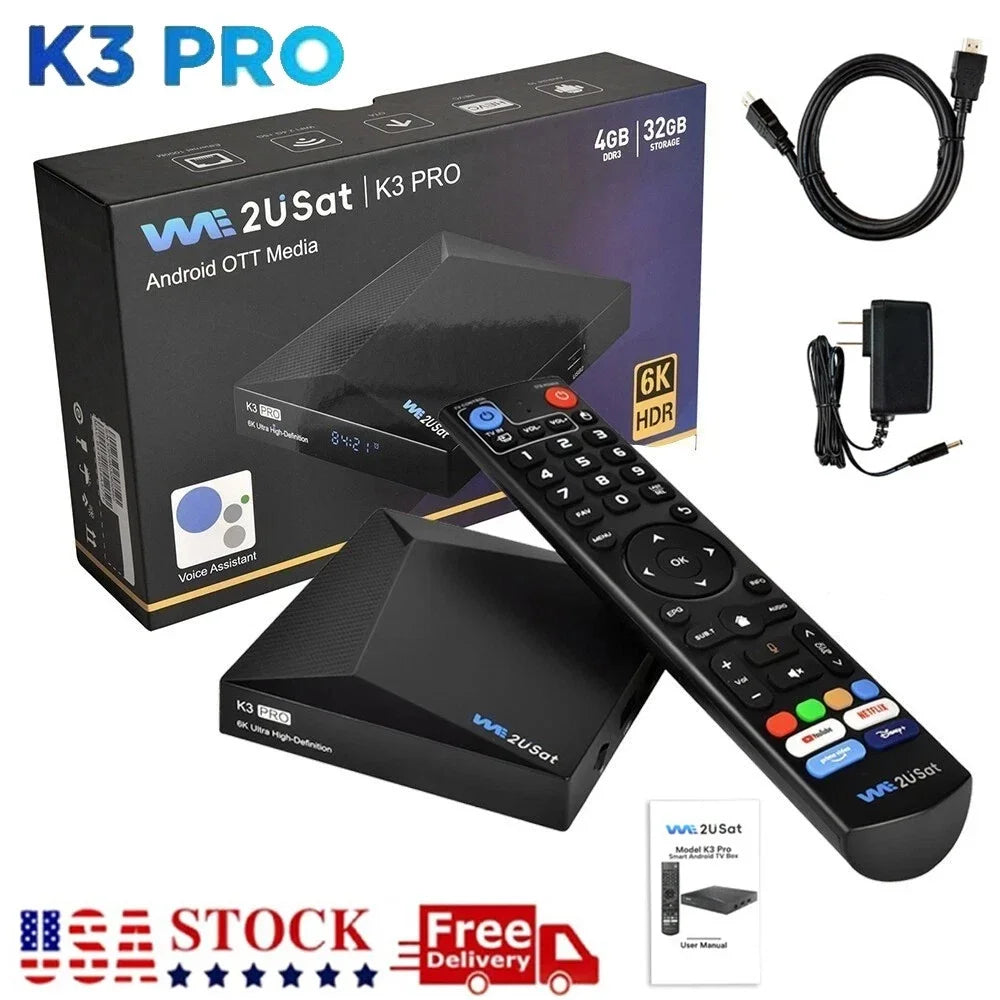 GTMEDIA Android TV Box 6K HDR WiFi 6 Streaming Player