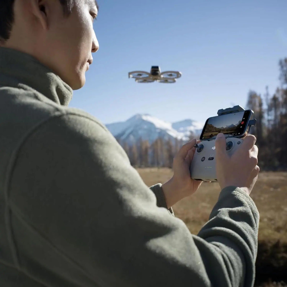 DJI Flip 4K UHD Camera Drone With 3-Axis Gimbal Stabilization