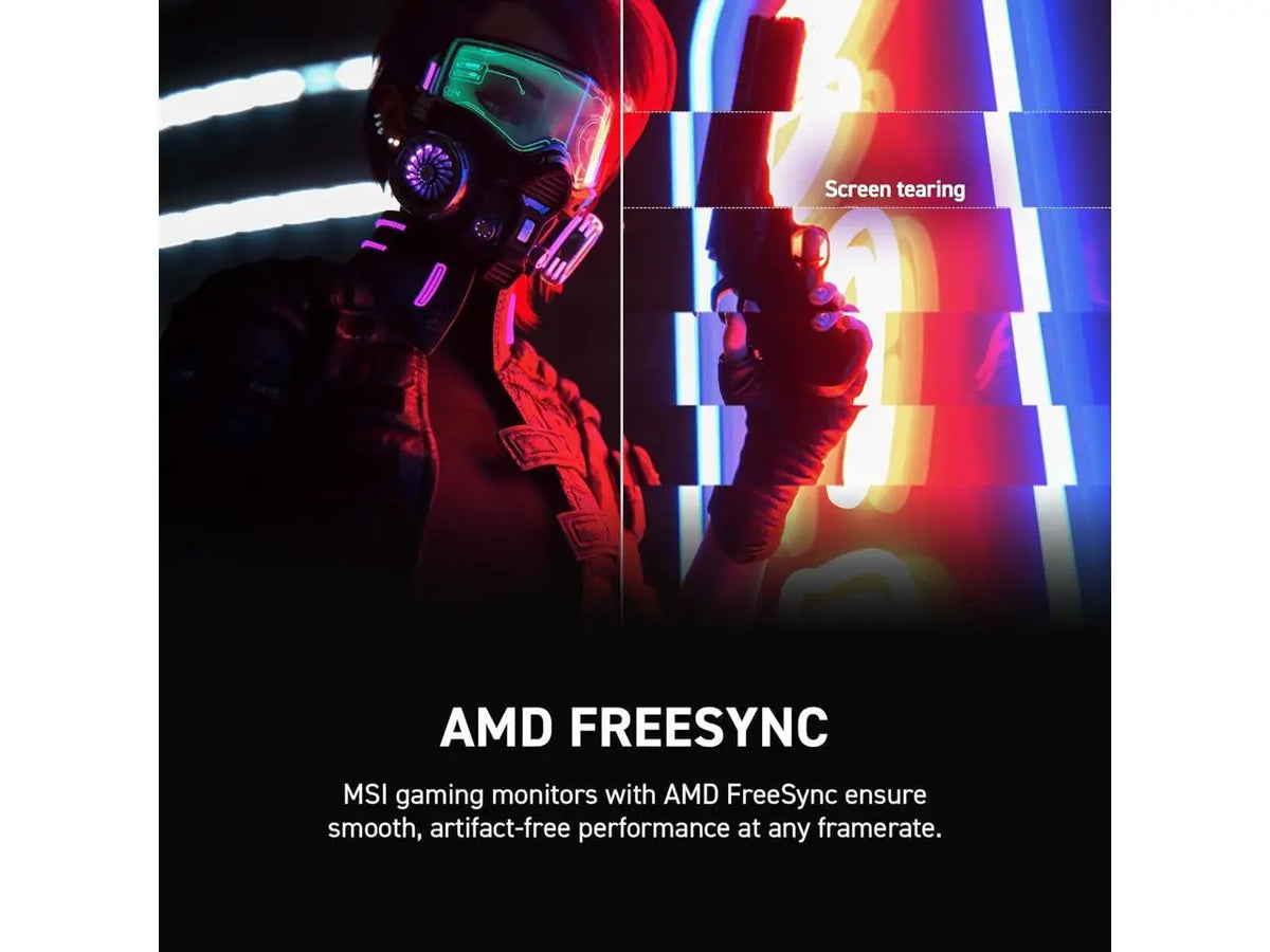 MSI 27" QHD 2K 1440P 180Hz with AMD FreeSync Sync 0.5ms HDR Ready support VRR Ai Vision Less Blue Light Anti-Flicker Curved Gaming Computer Monitor MAG 27CQ6F