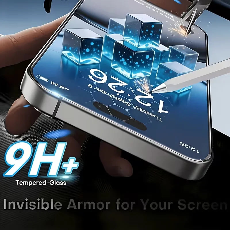 Borderless Tempered Glass Screen Protector for iPhone Models