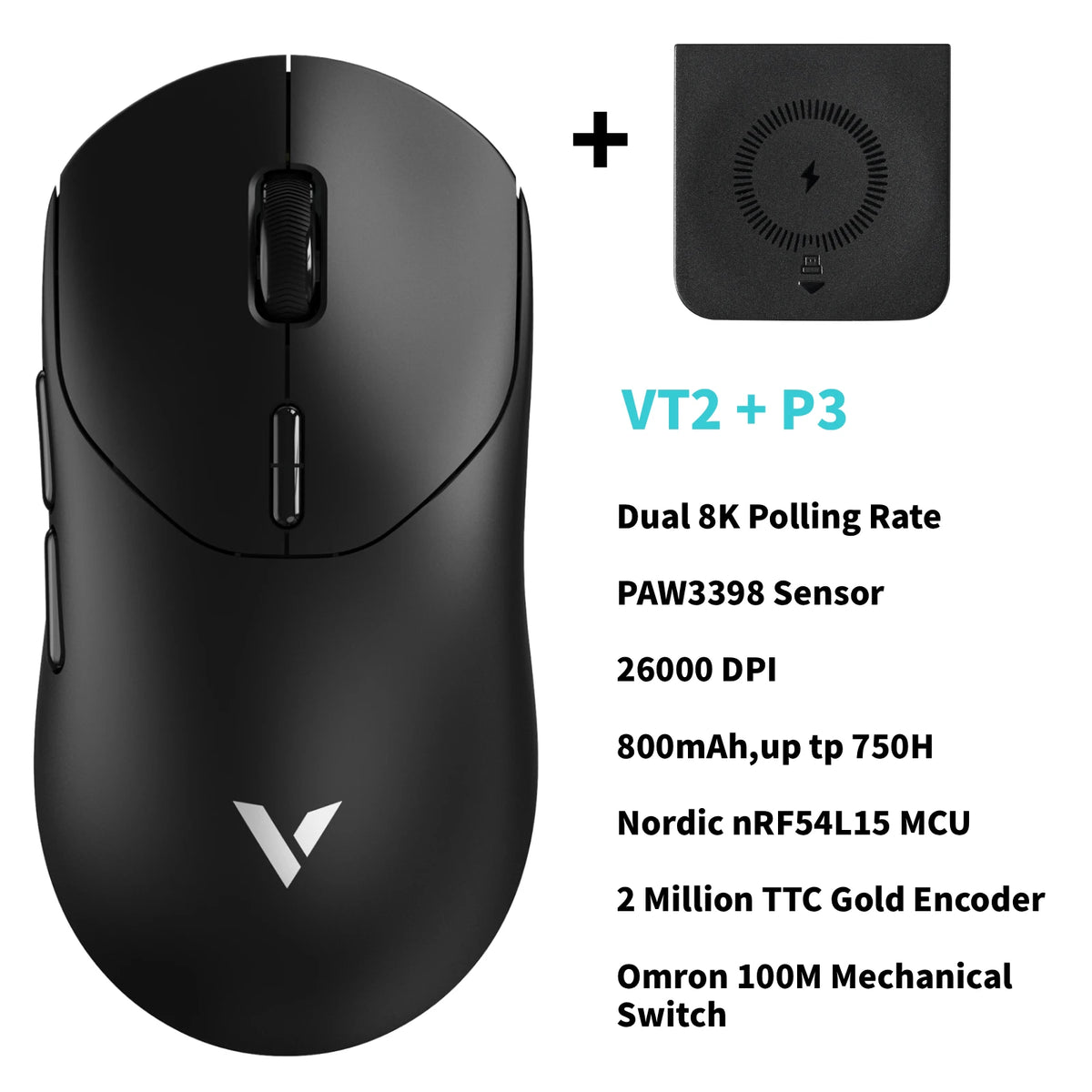Rapoo Wireless Esports Gaming Mouse With True 8K Polling Rate