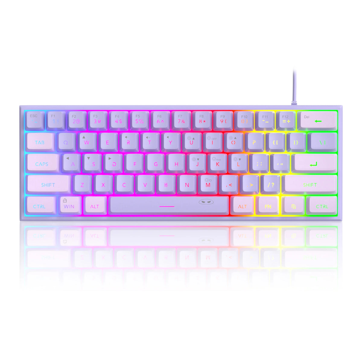 RGB Backlit Waterproof Mechanical Feel Wired Gaming Keyboard