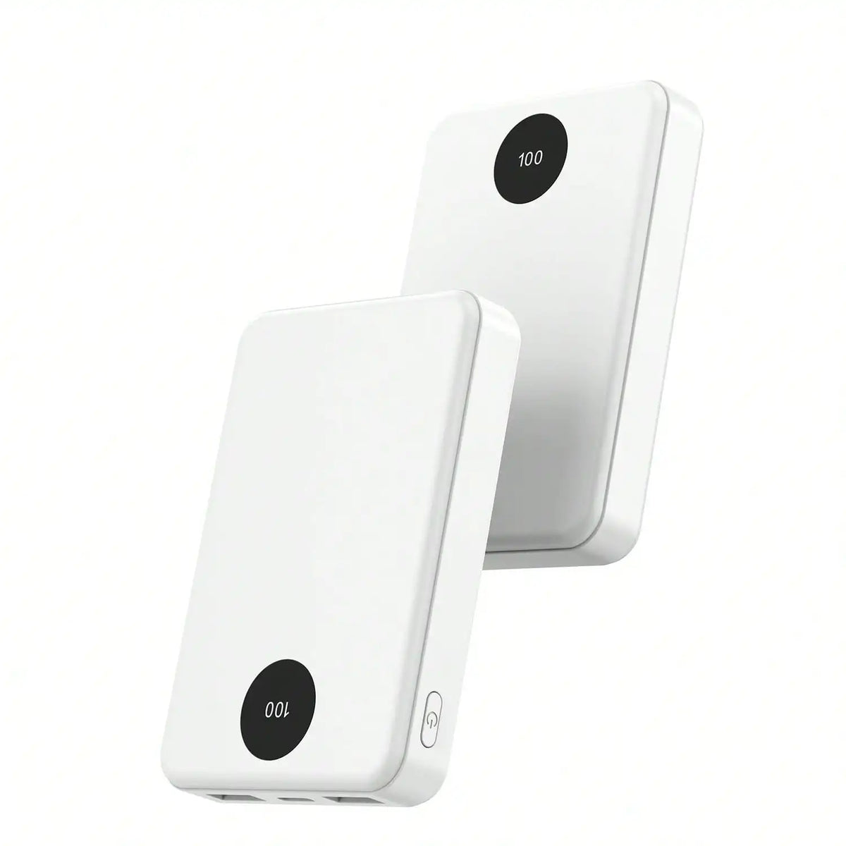 Portable Power Bank With Digital Display And Type C Charging
