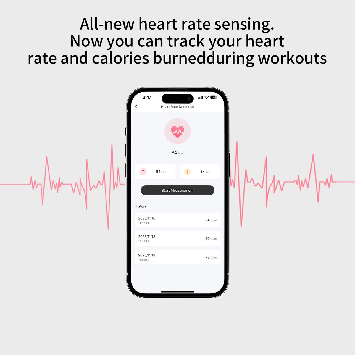 ZZLOVE Air 3 Pro Wireless Earbuds With Noise Cancellation and Heart Rate Monitoring
