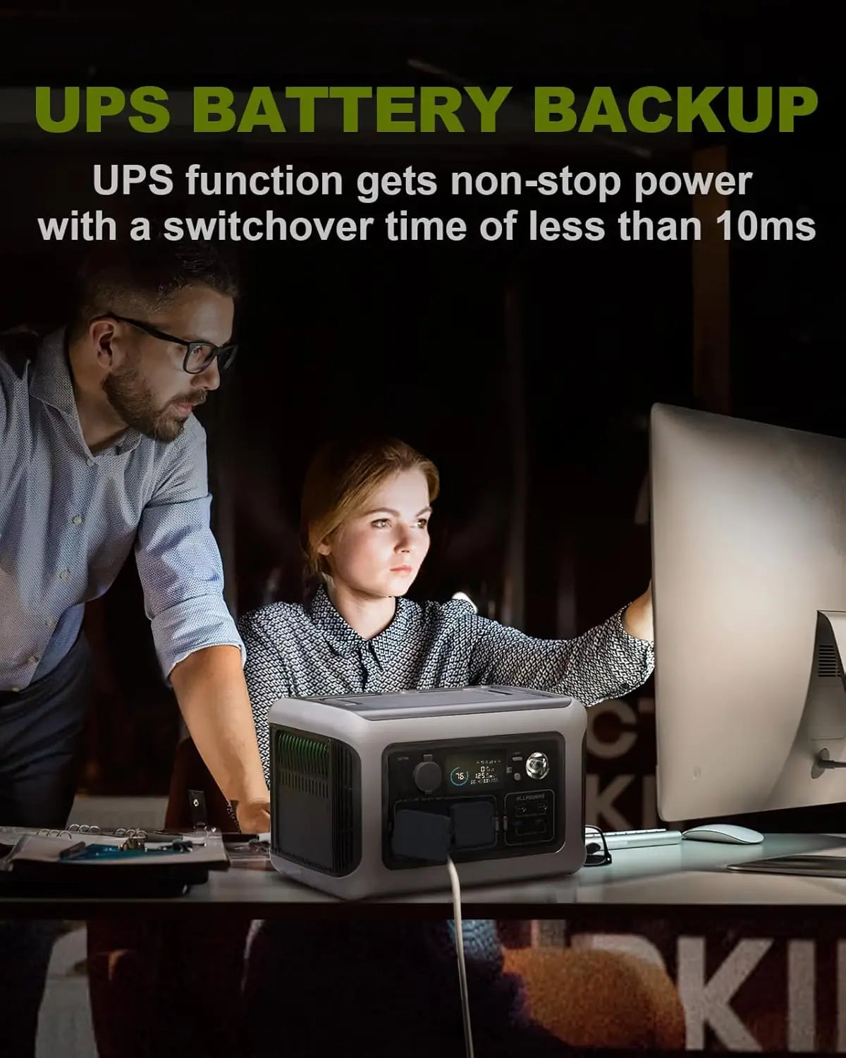 ALLPOWERS R600 Portable Power Station With LiFePO4 Battery