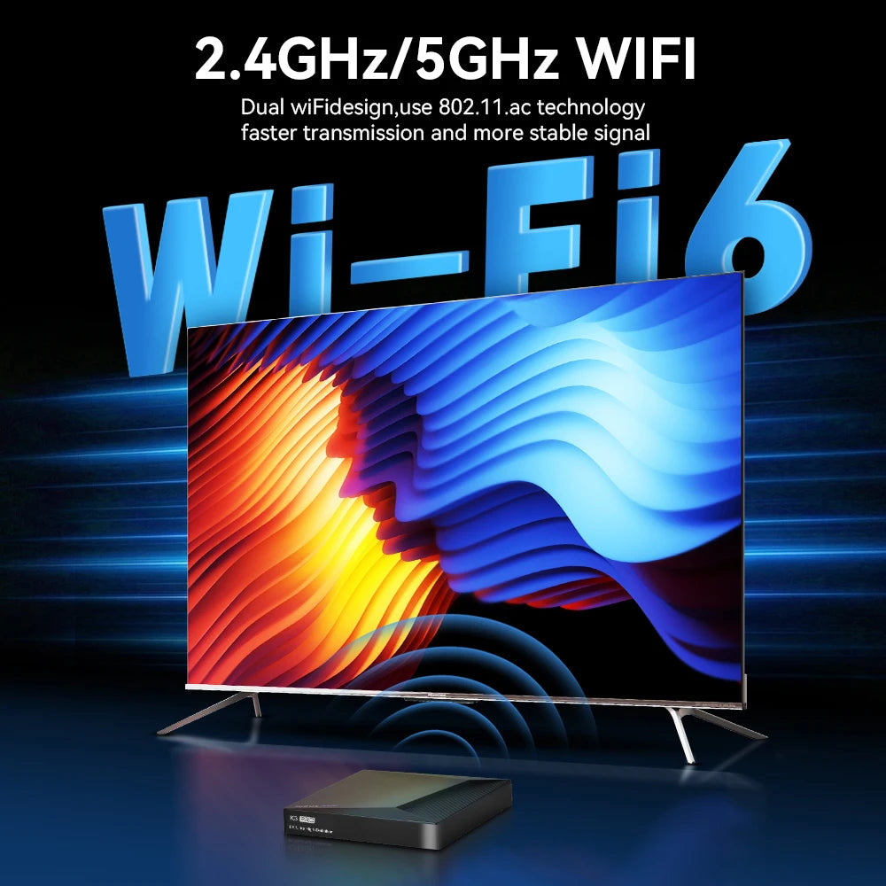 GTMEDIA Android TV Box 6K HDR WiFi 6 Streaming Player