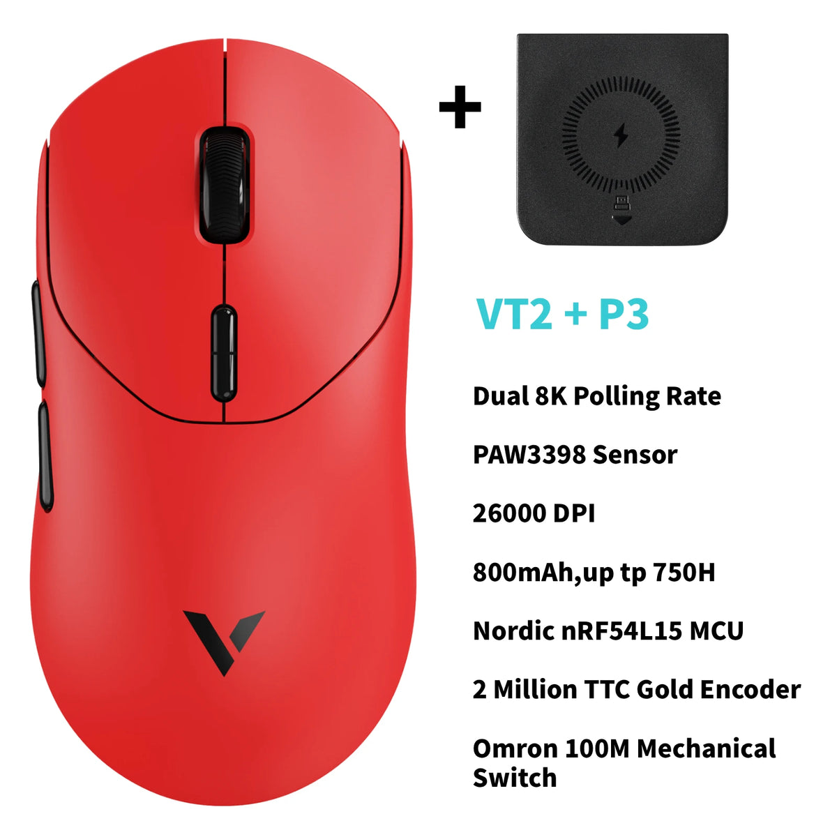 Rapoo Wireless Esports Gaming Mouse With True 8K Polling Rate