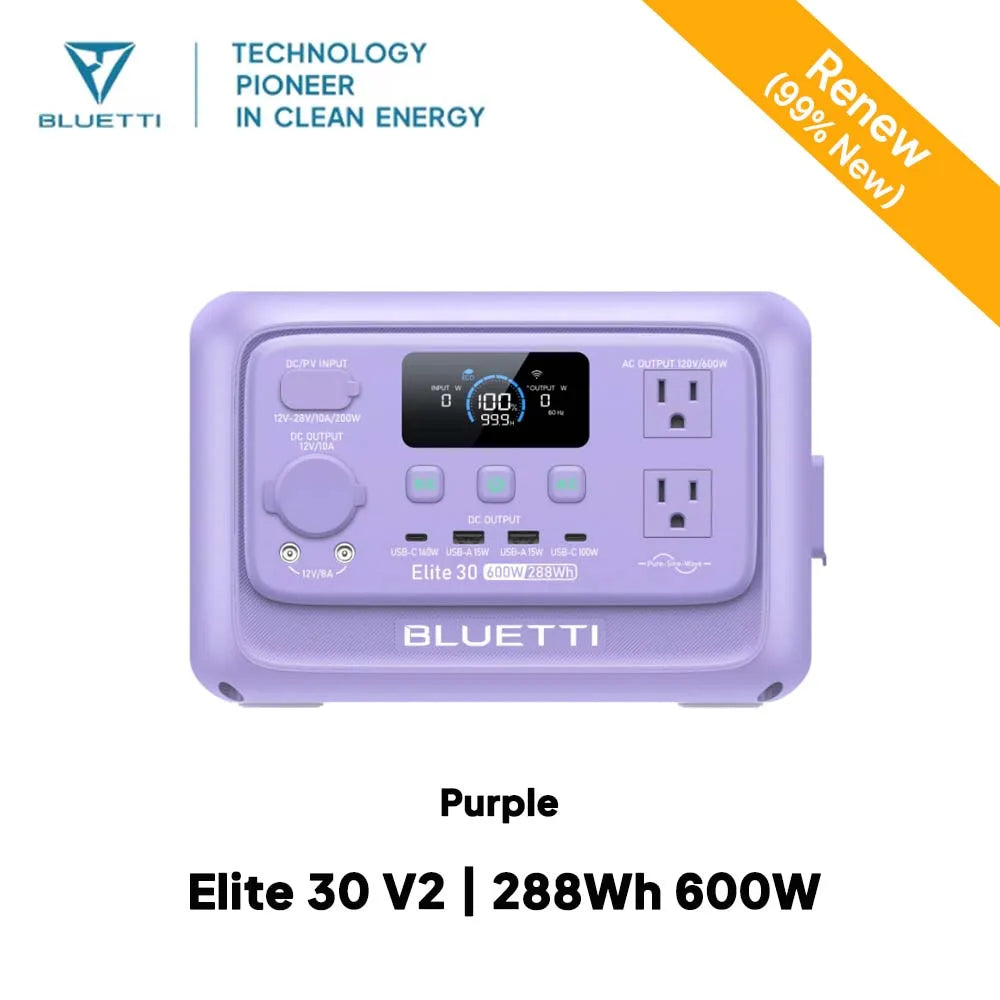 BLUETTI Elite V2 Portable Power Station for Camping and Home