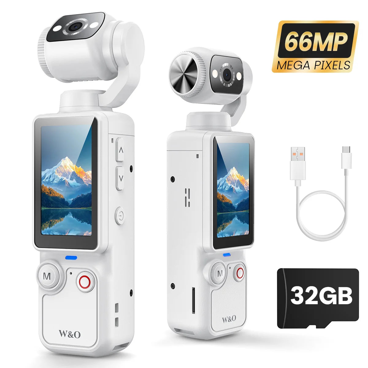 W&O Digital Camera With 2.5K Video And 16x Digital Zoom