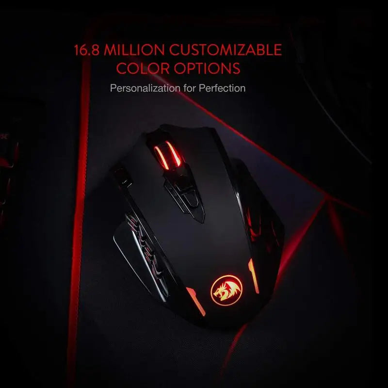 Redragon M913 Wireless Gaming Mouse With RGB And Programmable Buttons
