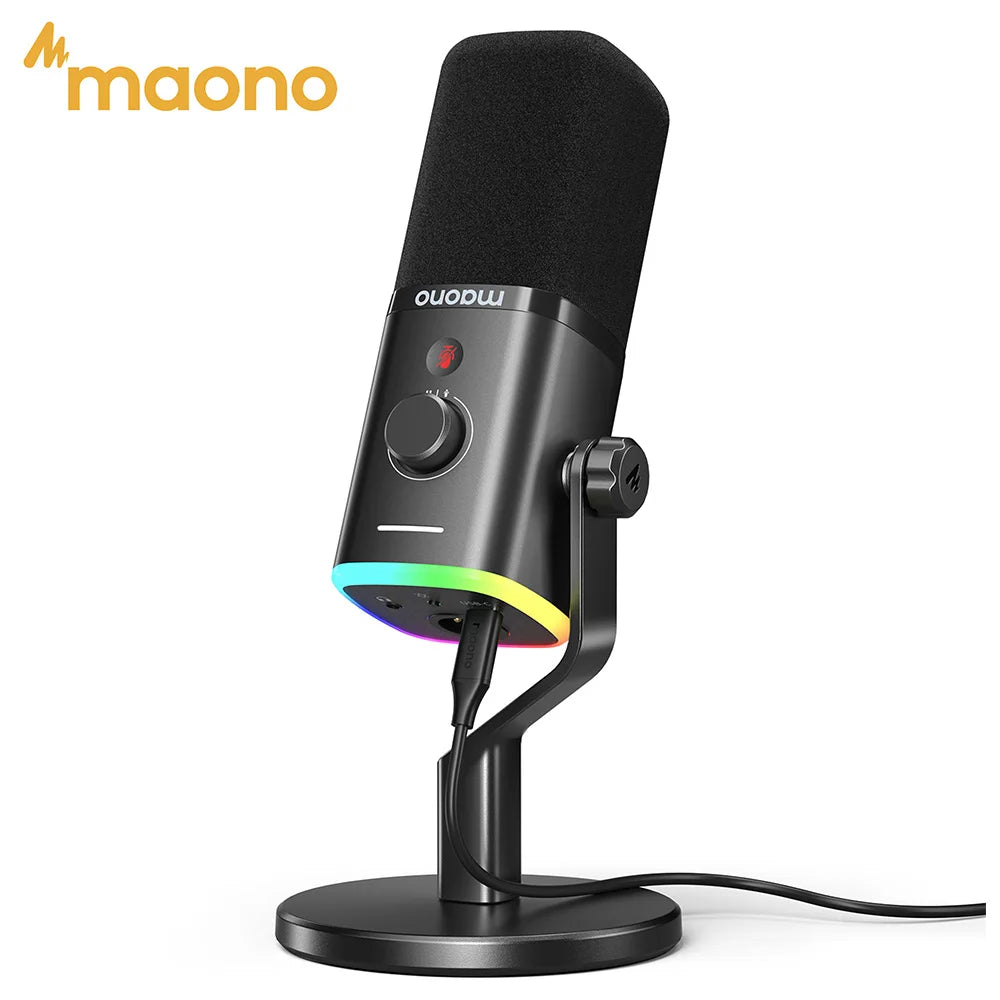 MAONO PD100X Dynamic Gaming Microphone With Noise Reduction