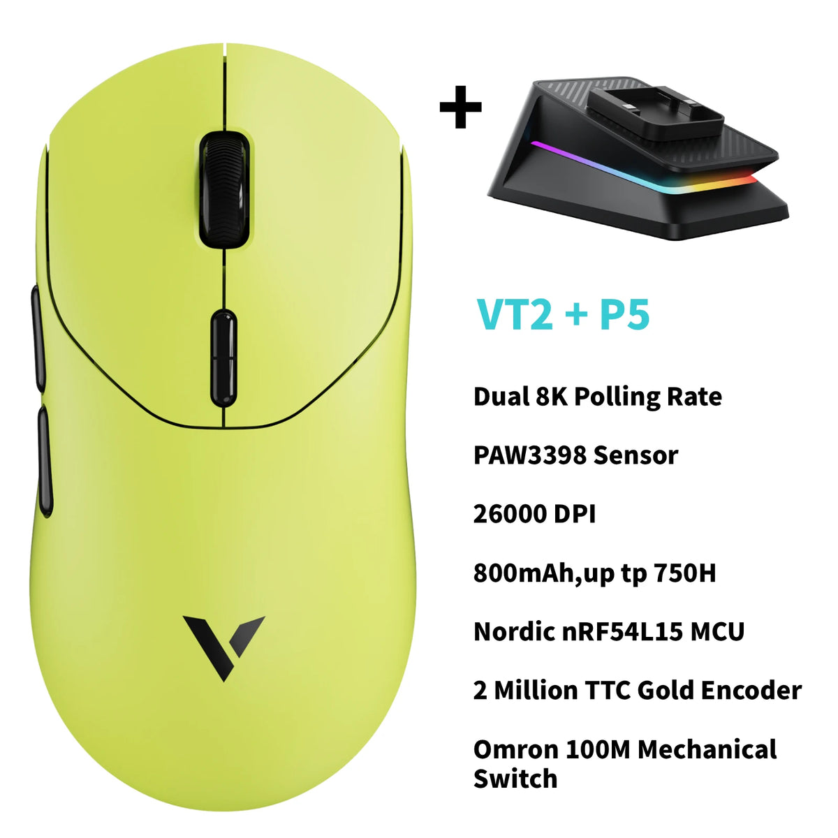 Rapoo Wireless Esports Gaming Mouse With True 8K Polling Rate