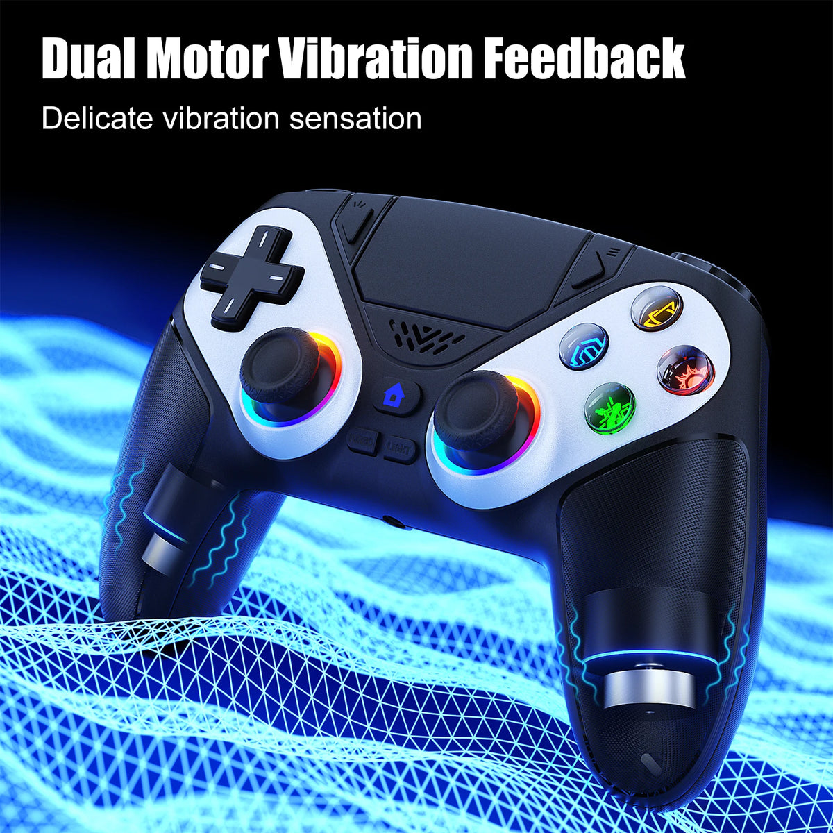 Turpow Wireless PS5 Controller With RGB Lighting And Dual Vibration