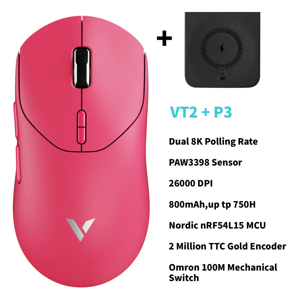 Rapoo Wireless Esports Gaming Mouse With True 8K Polling Rate