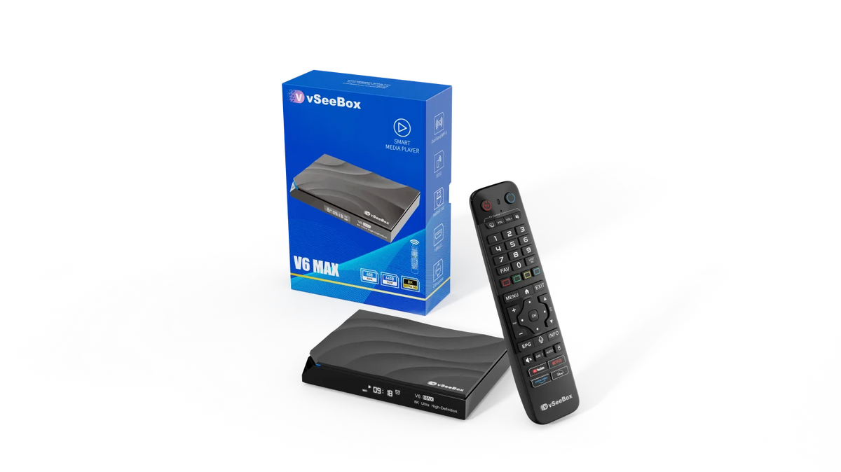 vSeeBox V6 Max Android Streaming Media Player With Voice Control