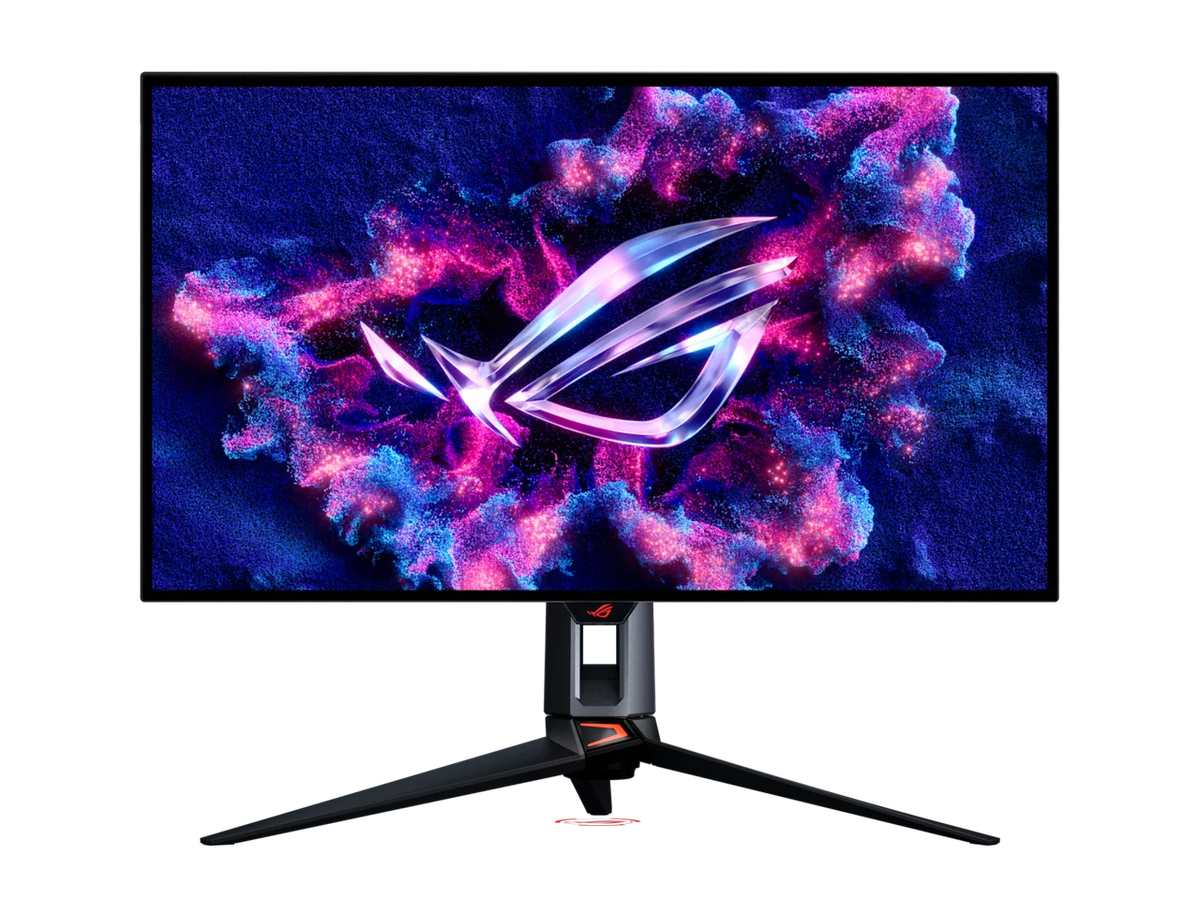 ASUS ROG 32" 4K 240Hz Tandem RGB OLED Gaming Monitor, Dual Mode 480Hz, TrueBlack Glossy, 0.03ms, G-Sync, DP2.1, PG32UCWM