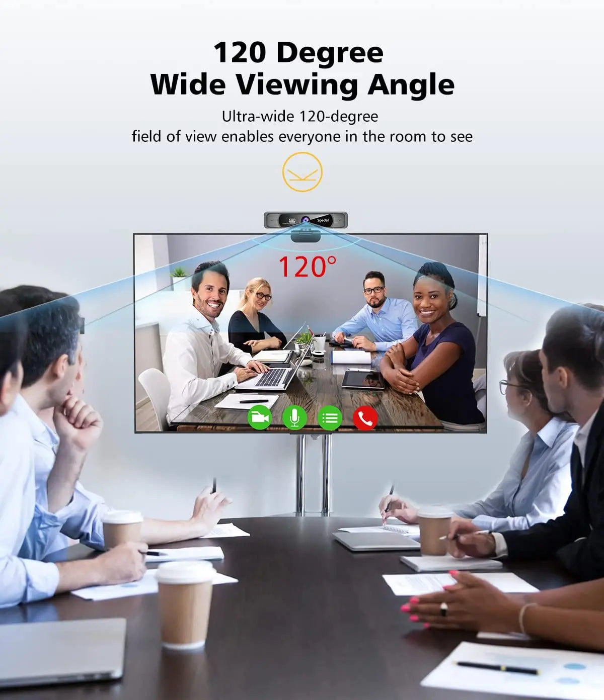 4K Ultra HD Autofocus Webcam With Microphone And Remote Control