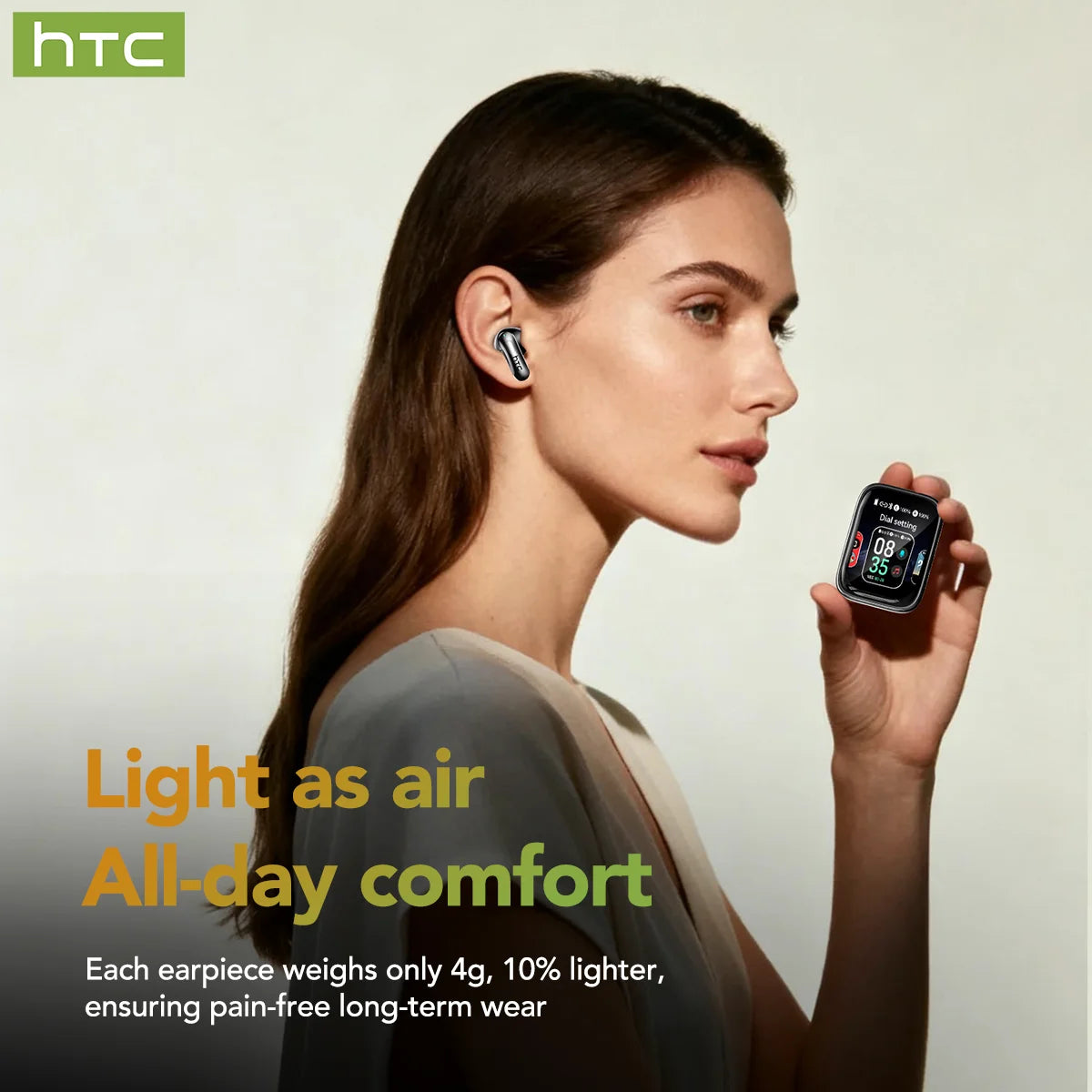 Wireless Bluetooth Earbuds With AI Translation And Noise Cancellation