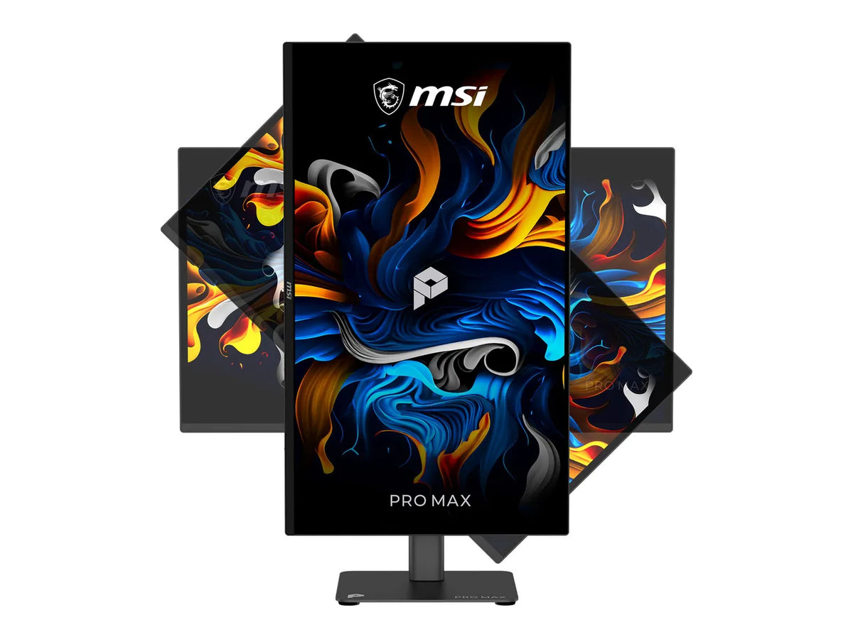 MSI PRO MAX 271QPX14G 27" QHD 1440P 144Hz OLED Monitor, FreeSync & G-Sync Compatible, 0.03ms, PIP/PBP, USB-C, Height Adj. Stand