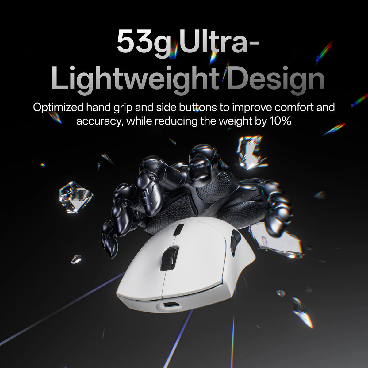 Rapoo VT7 Max Wireless Gaming Mouse With 8K Polling Precision