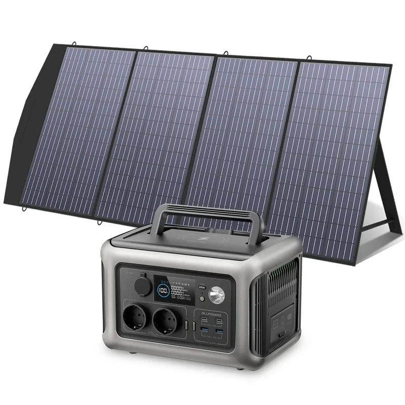 ALLPOWERS Portable Power Station With LiFePO4 Battery For Camping