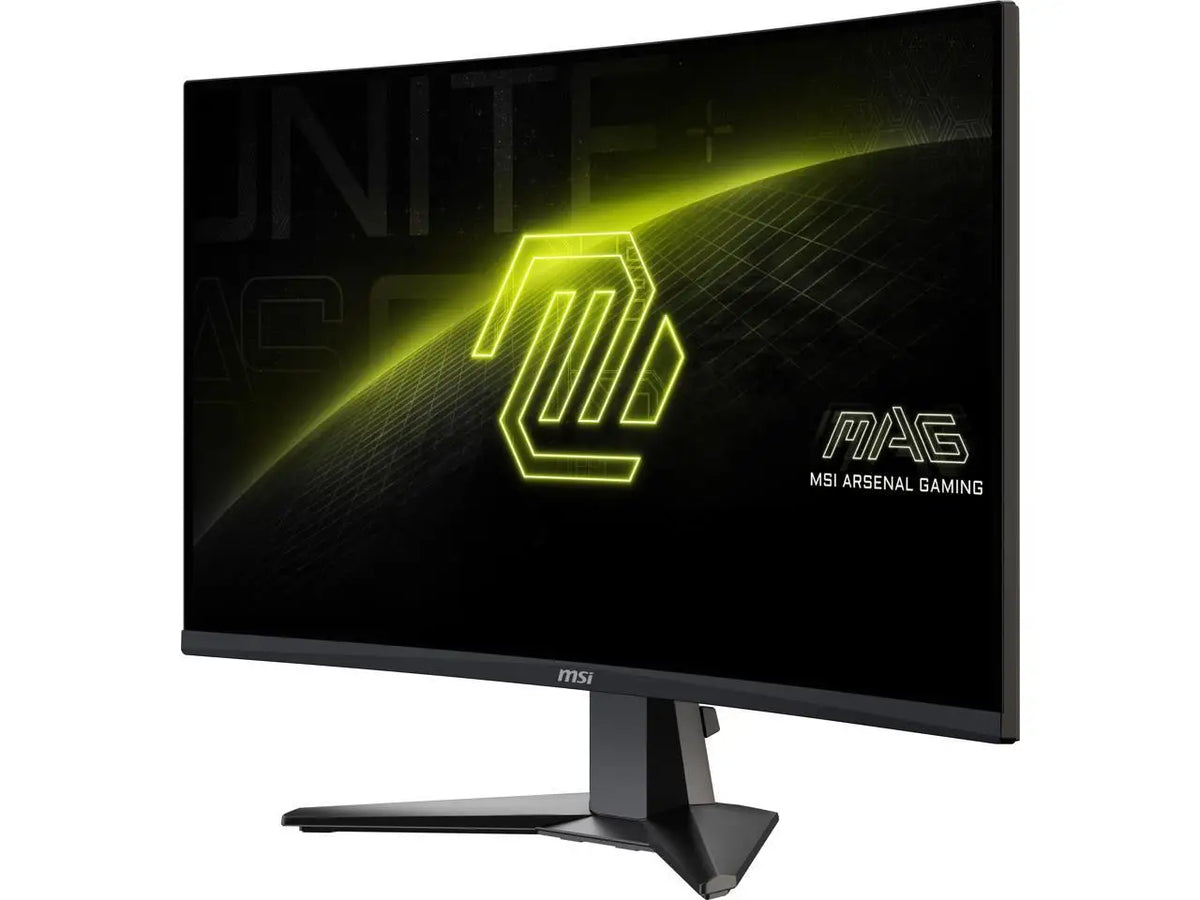 MSI 27" QHD 2K 1440P 180Hz with AMD FreeSync Sync 0.5ms HDR Ready support VRR Ai Vision Less Blue Light Anti-Flicker Curved Gaming Computer Monitor MAG 27CQ6F