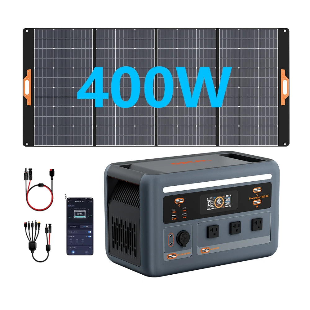 OSCAL LiFePO4 Portable Power Station Solar Charging And UPS Backup