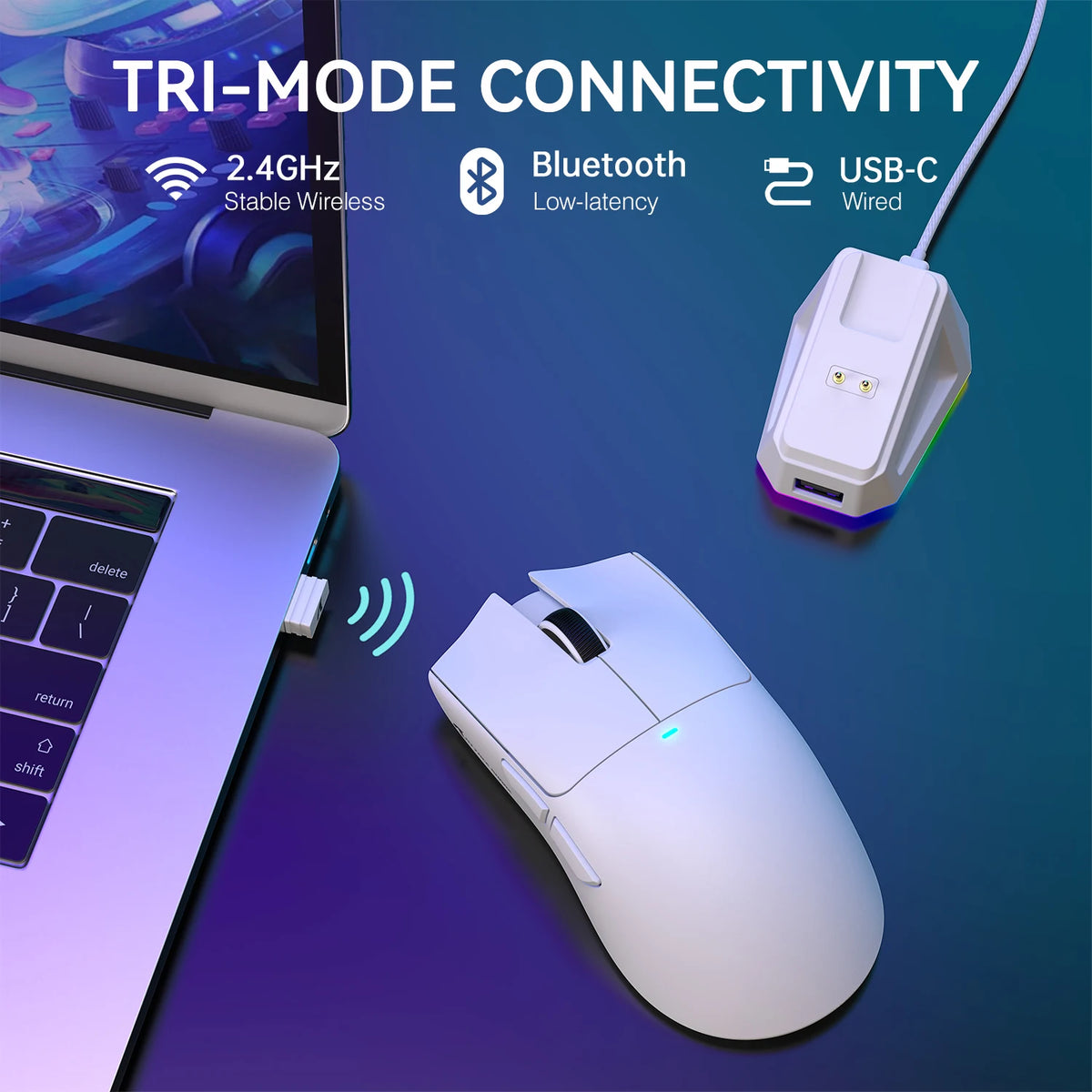 Attack Shark X11 Wireless Gaming Mouse RGB 22000 DPI
