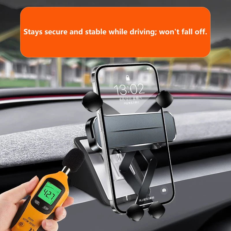 Gravity Car Phone Holder For Tesla Model 3 Highland 2024-2026 Model Y Juniper 2025-2026 New Model YL Air Vent Mount 360 Rotate Phone Stand