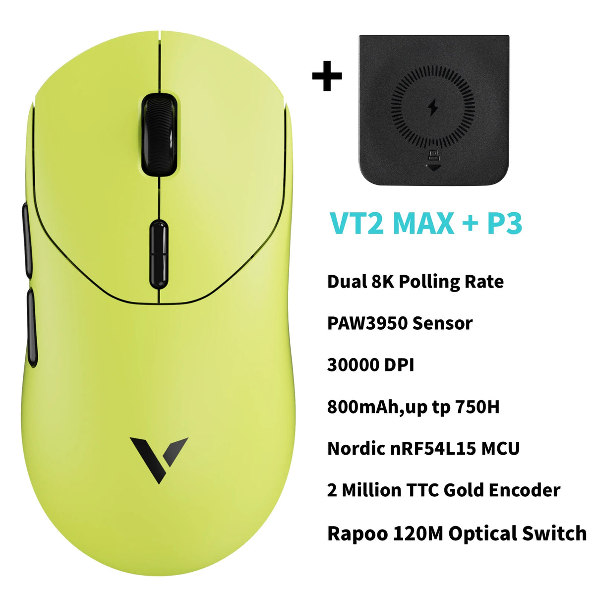 Rapoo Wireless Esports Gaming Mouse With True 8K Polling Rate
