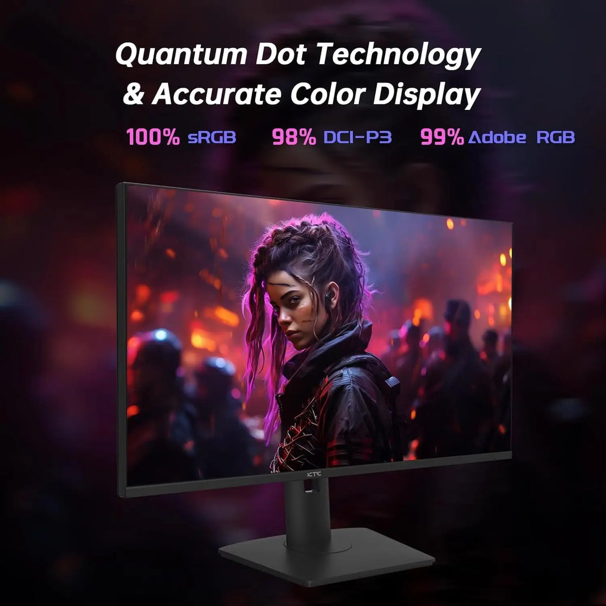 KTC 4K Mini LED Gaming Monitor With HDR1000 And 165Hz Refresh Rate