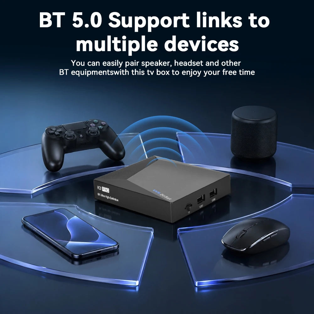 GTMEDIA Android TV Box 6K HDR WiFi 6 Streaming Player