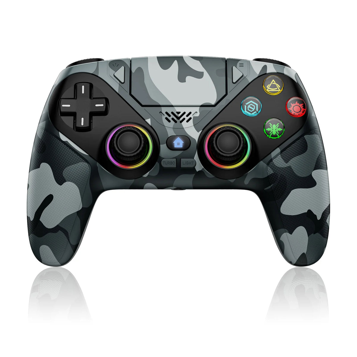 Turpow Wireless PS5 Controller With RGB Lighting And Dual Vibration