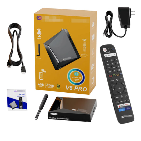 VseeBox V6 Pro Android TV Box With Voice Control 8K