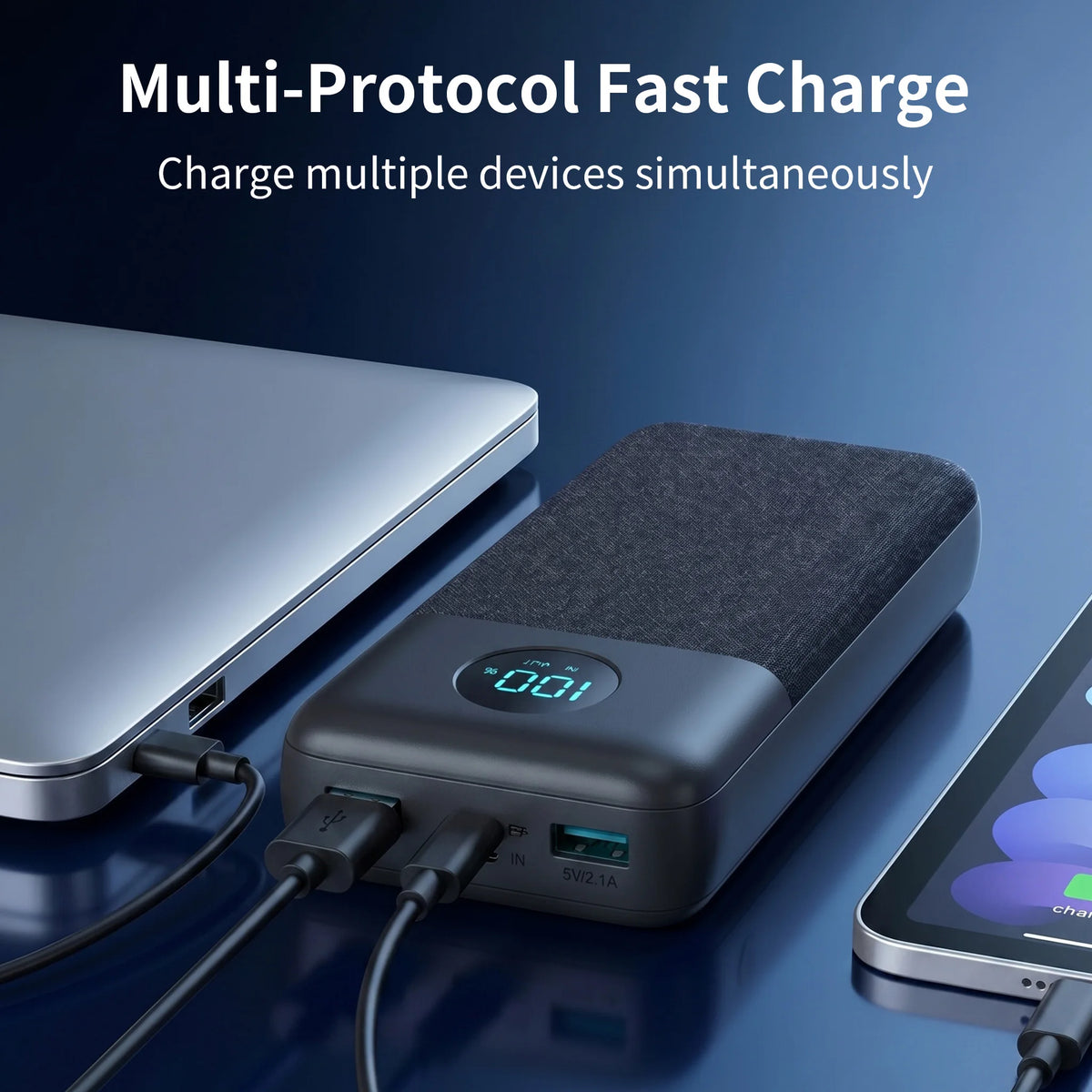 Chictree 18W Fast Charging Portable USB C Power Bank